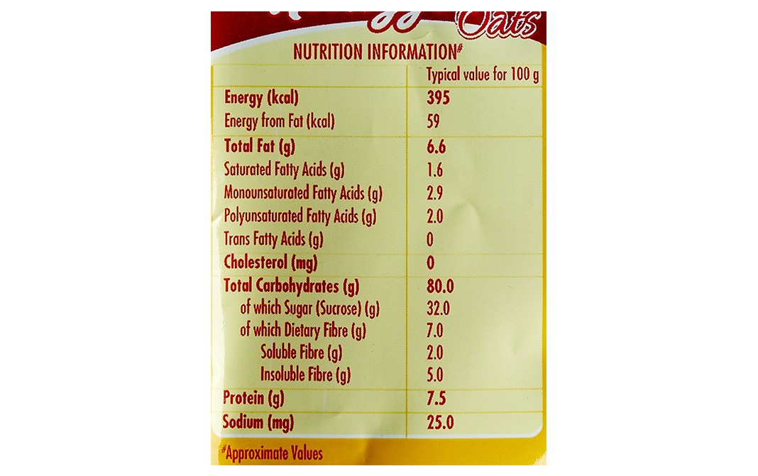Kellogg's Oats Mango Strawberry Flavour   Pack  39 grams